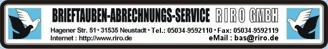 Brieftauben-Abrechnungs-Service RiRo GmbH